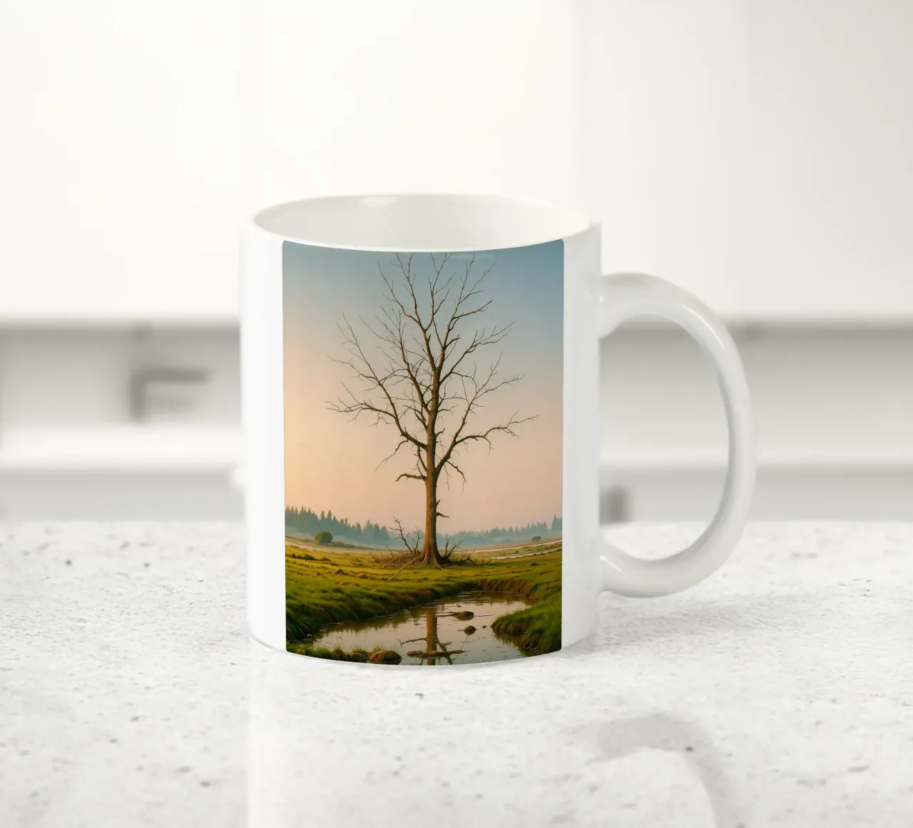 albero secco tazza in ceramica da Maraza