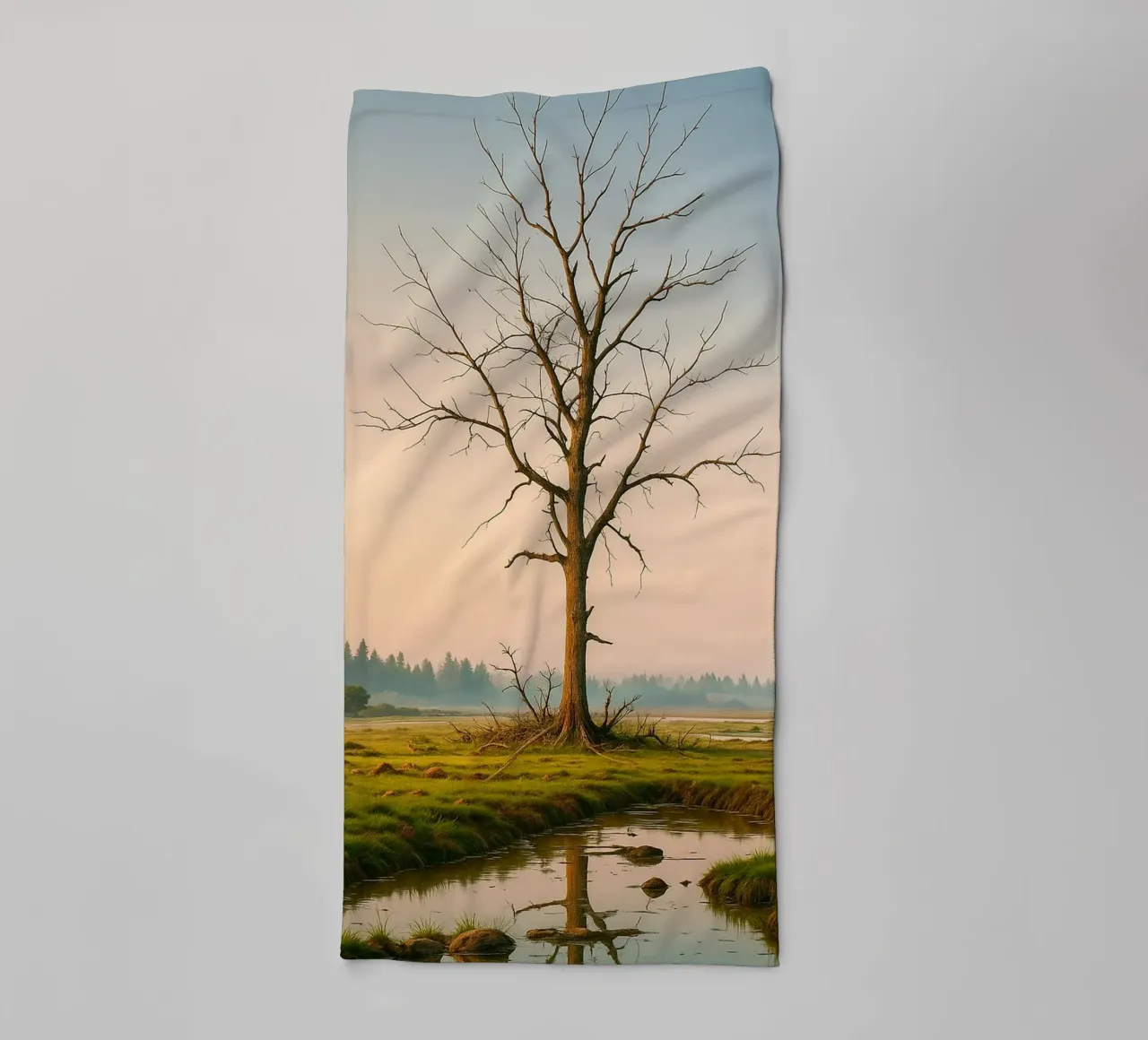 dry tree towel by Maraza