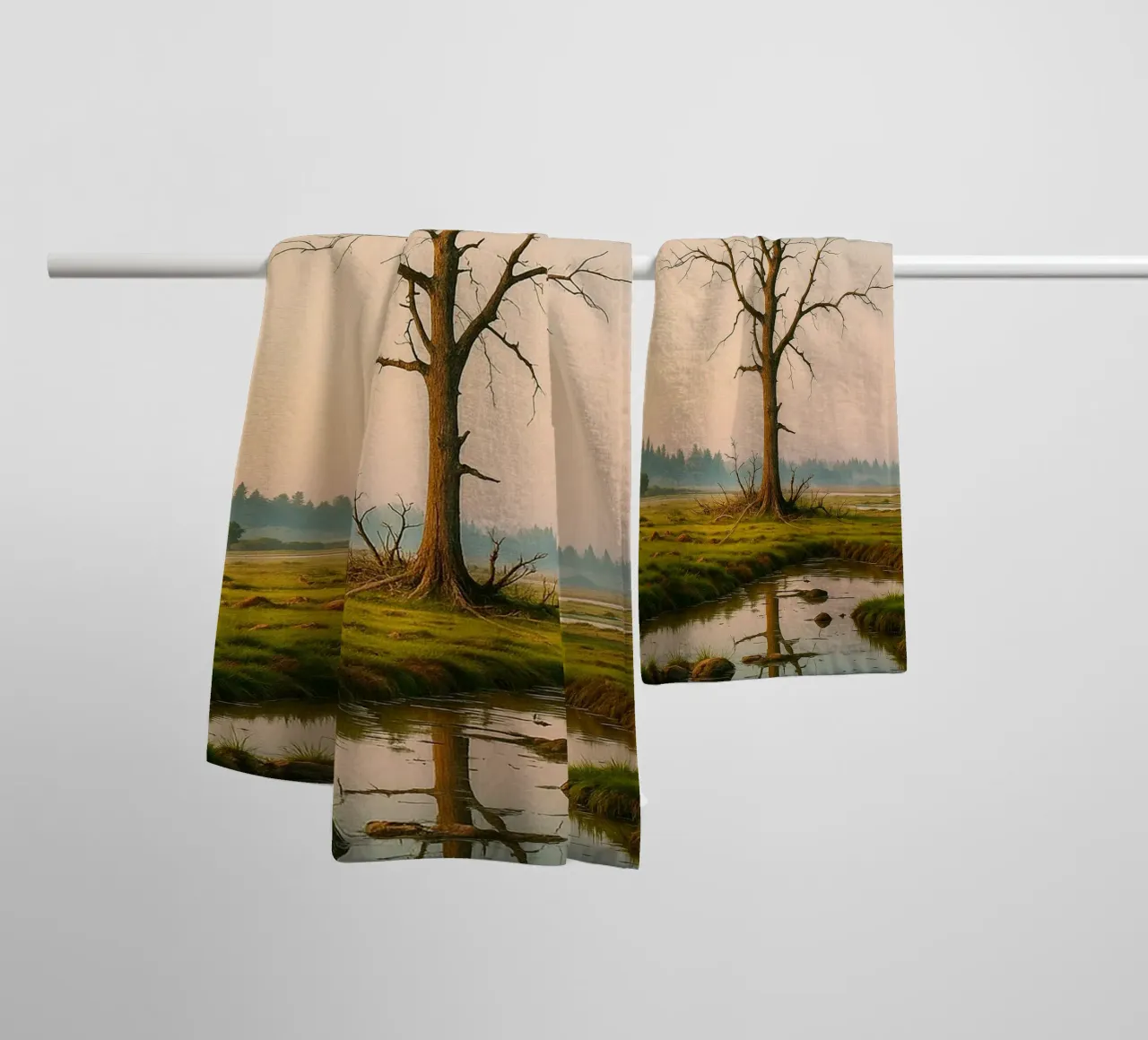 dry tree towel by Maraza