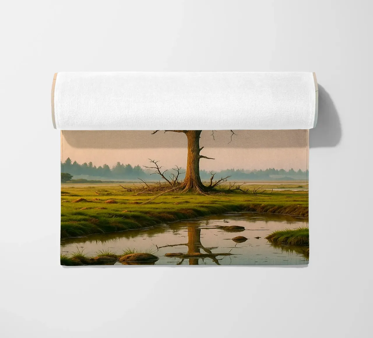 albero secco telo mare da Maraza