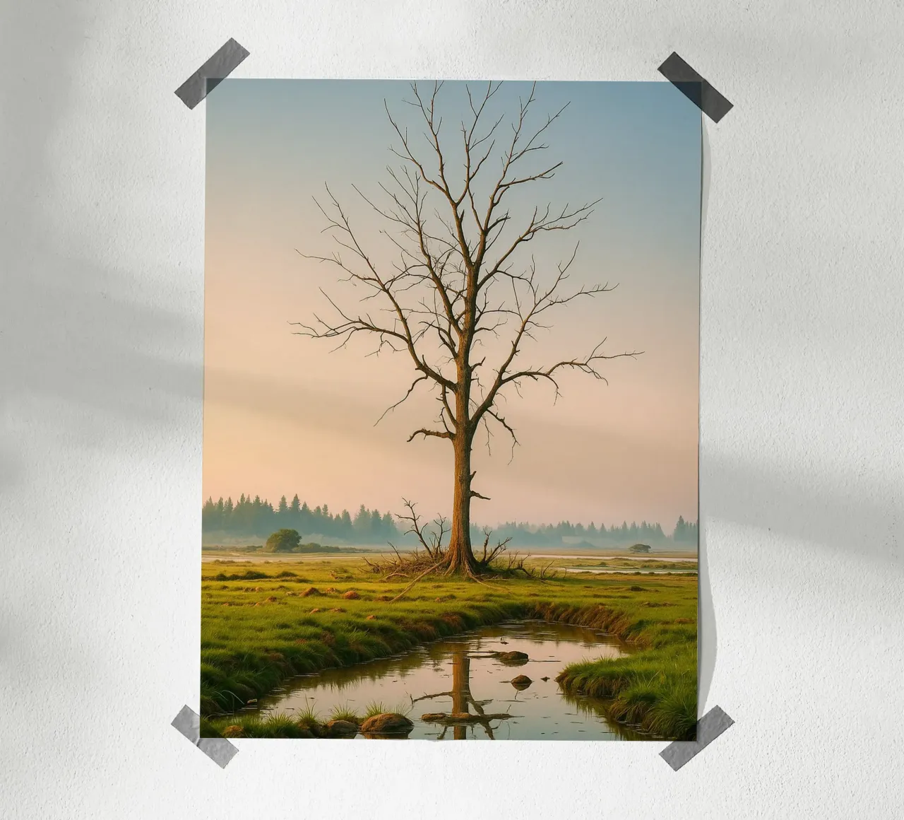 dry tree poster da Maraza