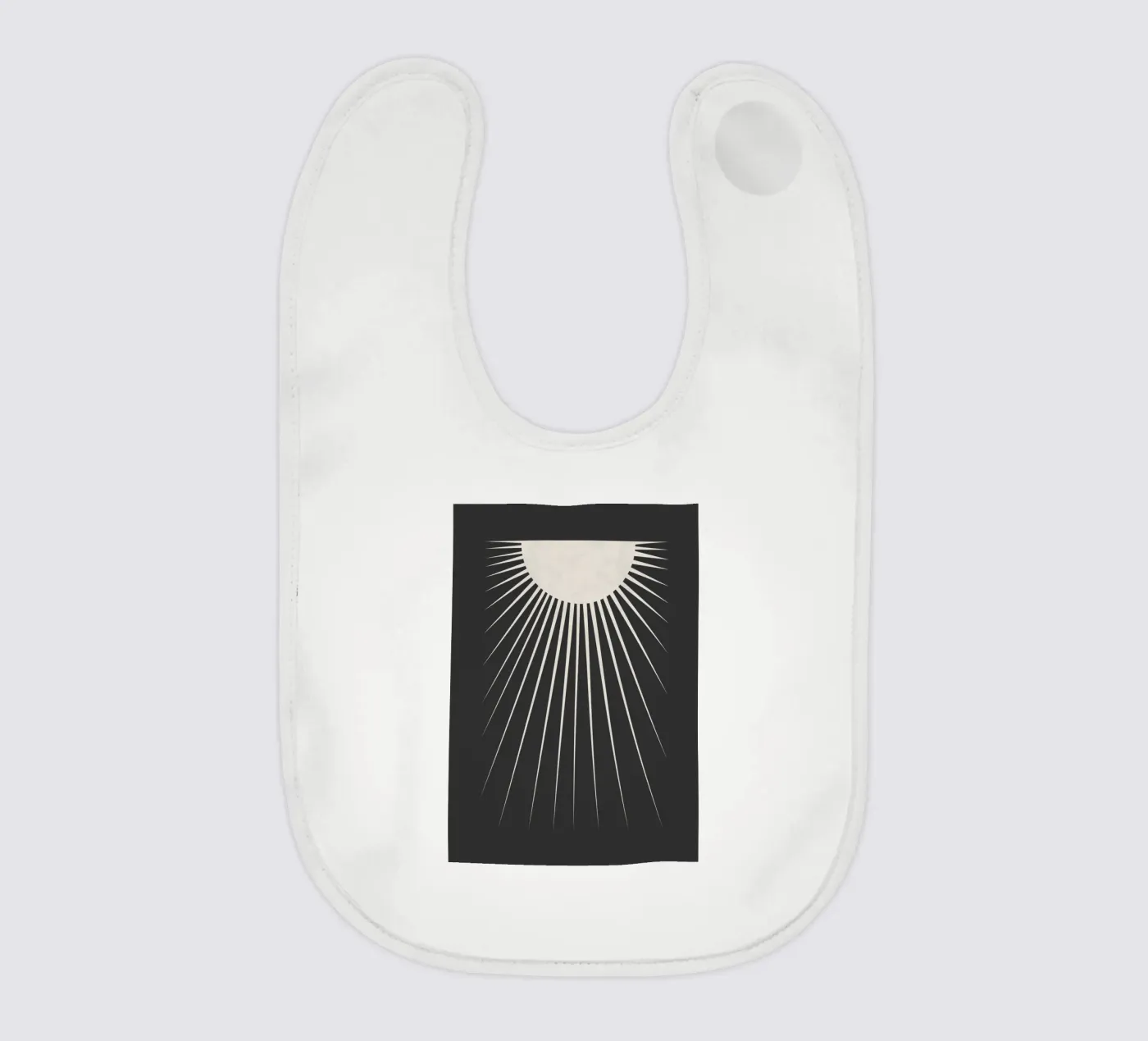 Minimale maan baby slabbetje van Orara Studio