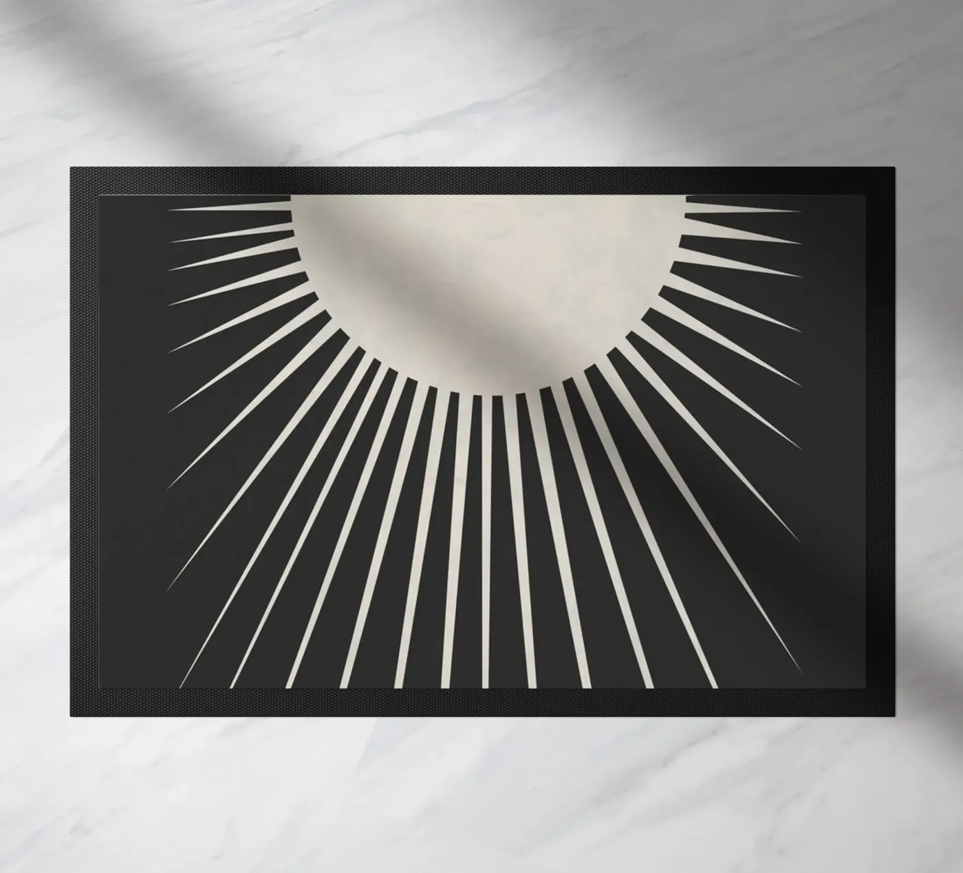 Minimal Moon doormat by Orara Studio