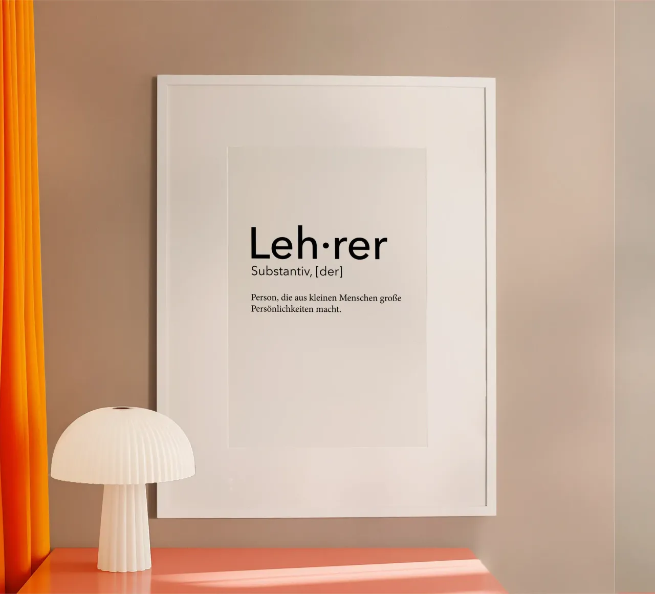 Lehrer - Definition poster da artbox44