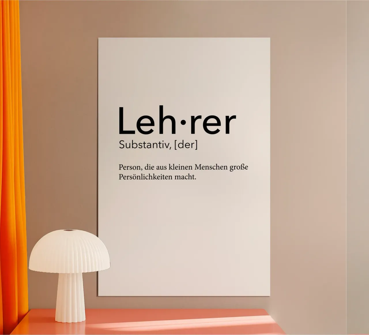Lehrer - Definition poster da artbox44
