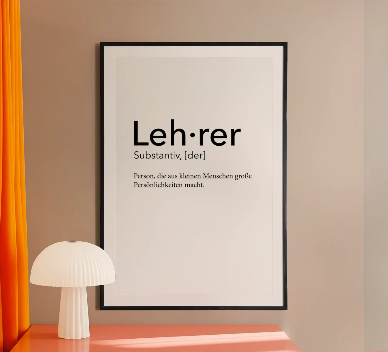 Lehrer - Definition poster da artbox44