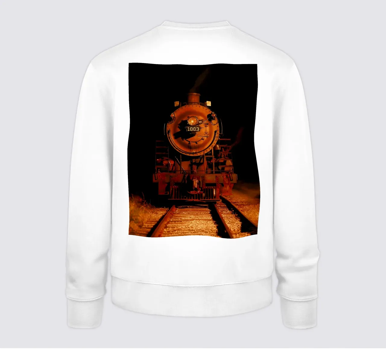 vecchia locomotiva del treno felpa da Maraza