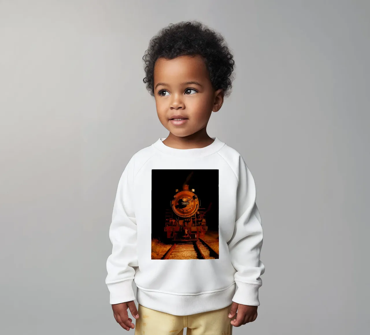 vecchia locomotiva del treno felpa neonato da Maraza