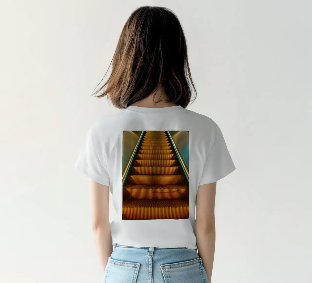 vecchia scala mobile t-shirt da Maraza