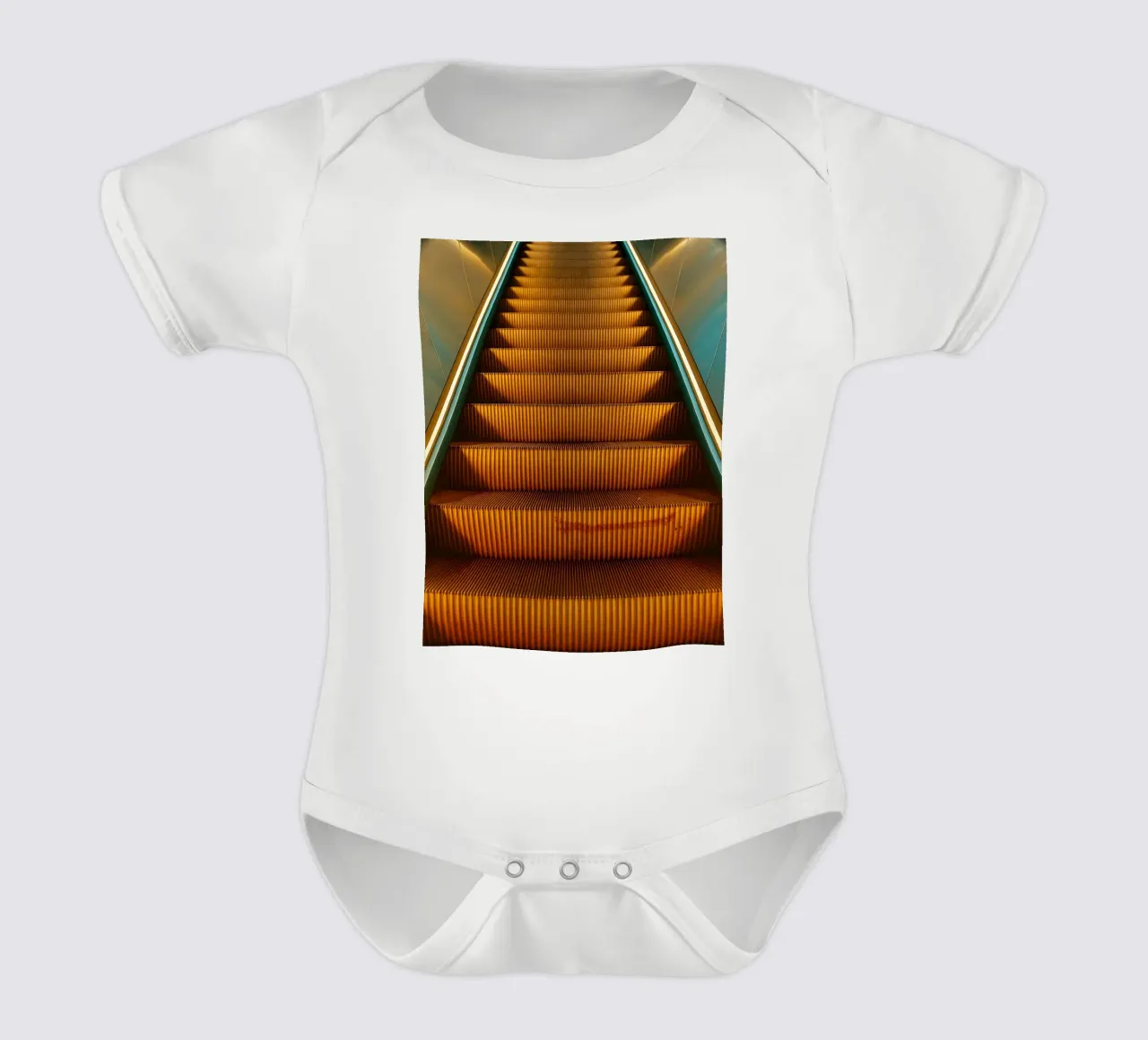 vecchia scala mobile body neonato maniche corte da Maraza