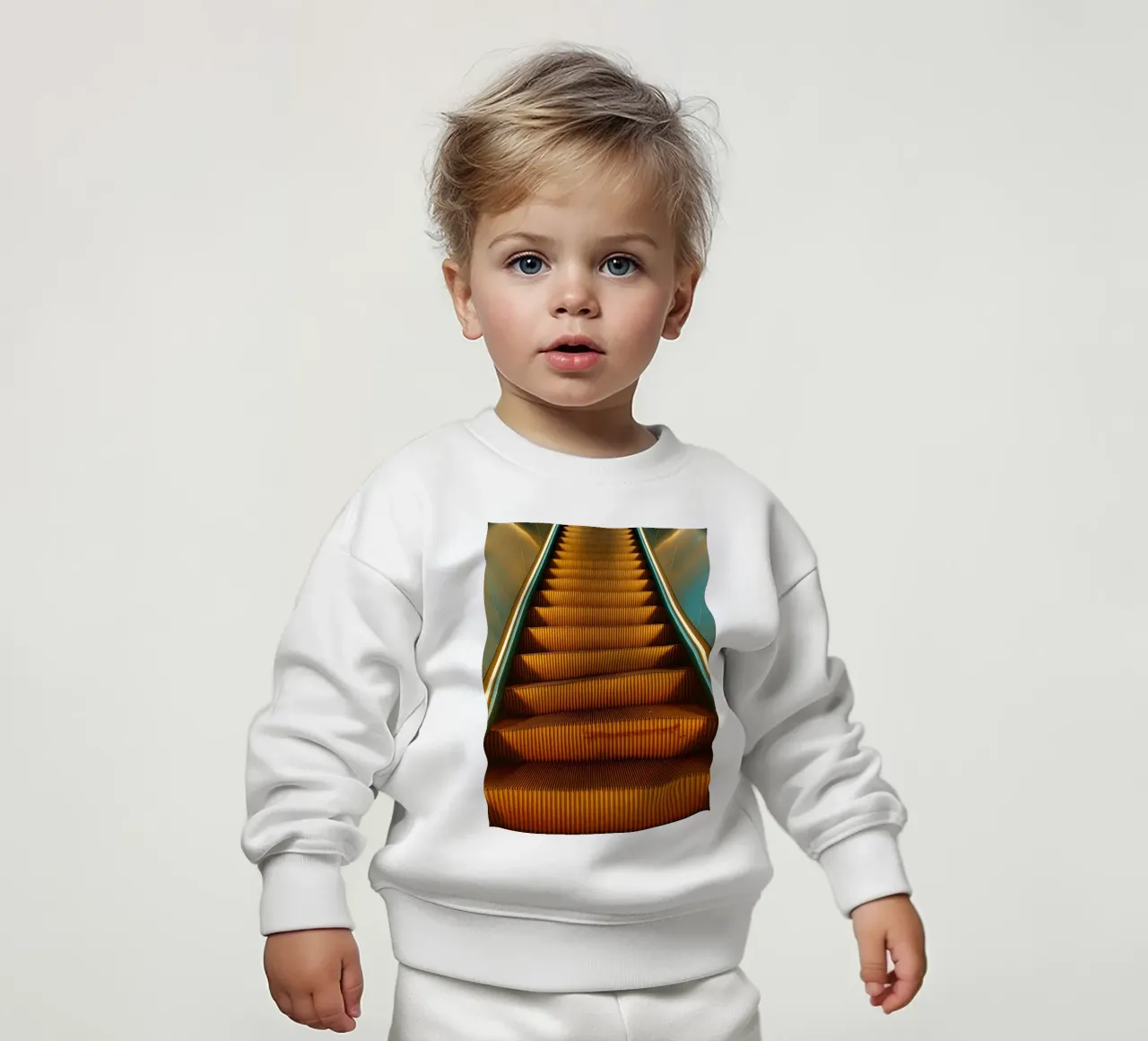 vecchia scala mobile felpa neonato da Maraza