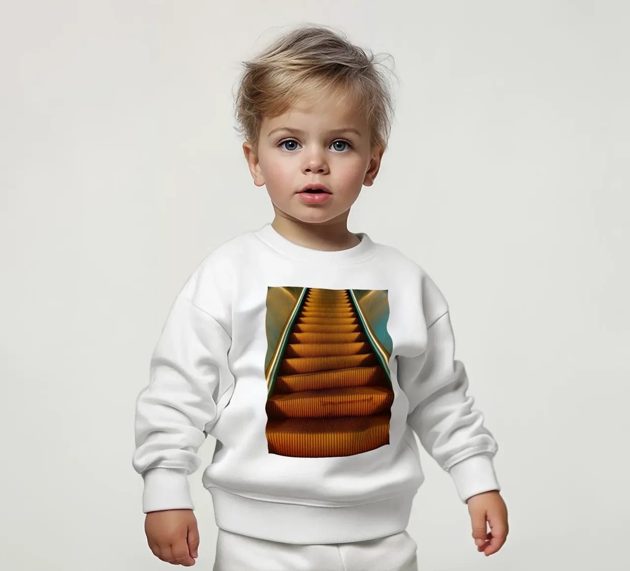 vecchia scala mobile felpa neonato da Maraza