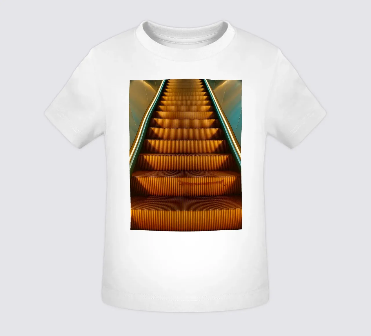 vecchia scala mobile maglietta neonato da Maraza