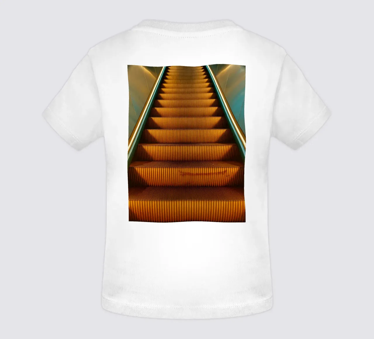 vecchia scala mobile maglietta neonato da Maraza