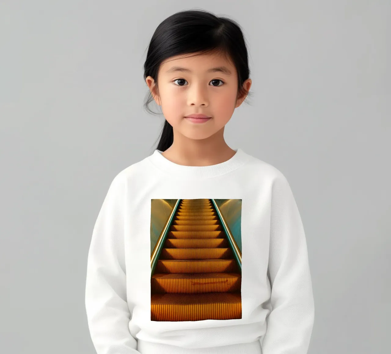 vecchia scala mobile felpa bambino da Maraza