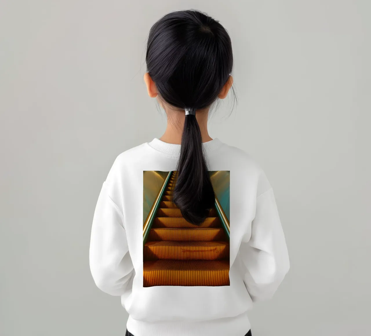 vecchia scala mobile felpa bambino da Maraza