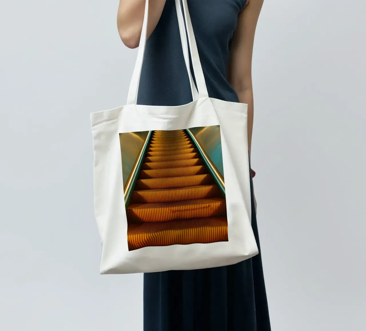 vecchia scala mobile borsa in juta da Maraza