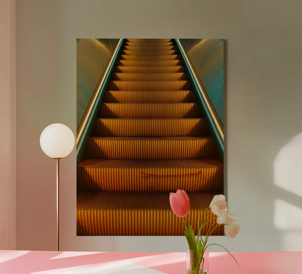 vecchia scala mobile tela da Maraza