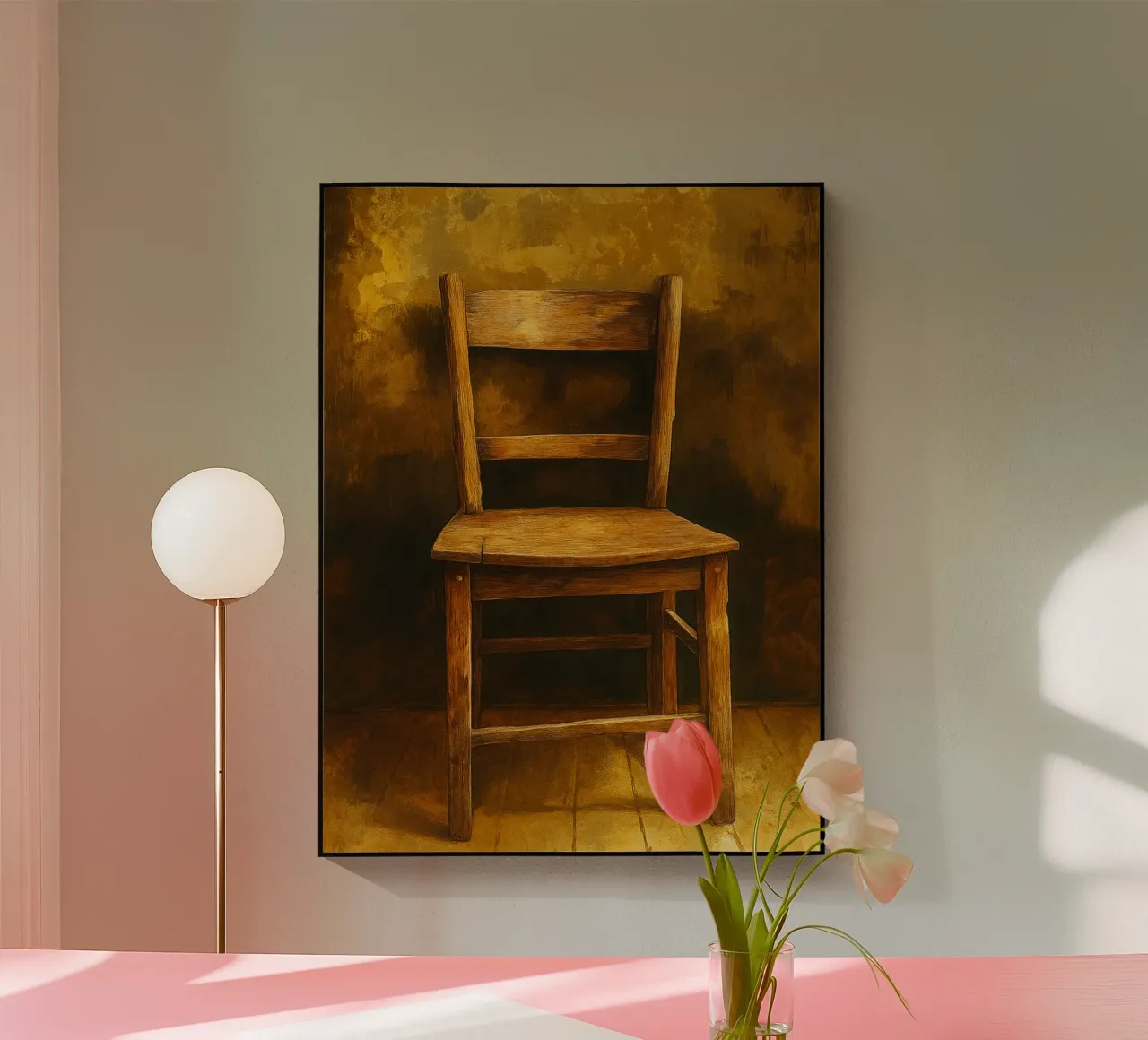 vecchia sedia plexiglass da Maraza