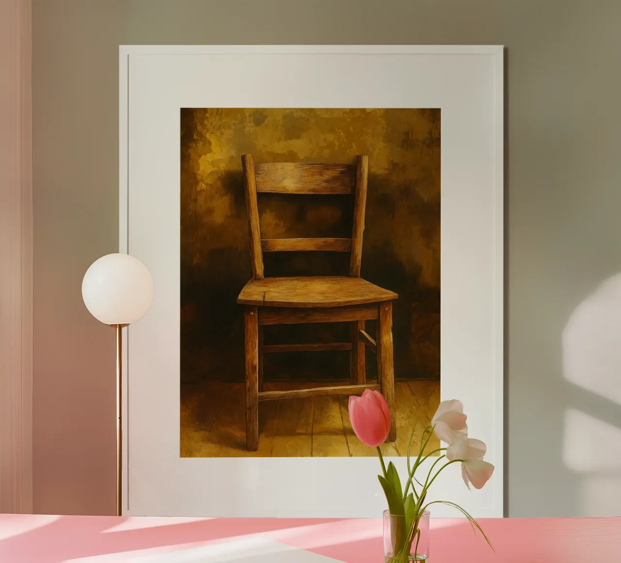 vecchia sedia poster da Maraza