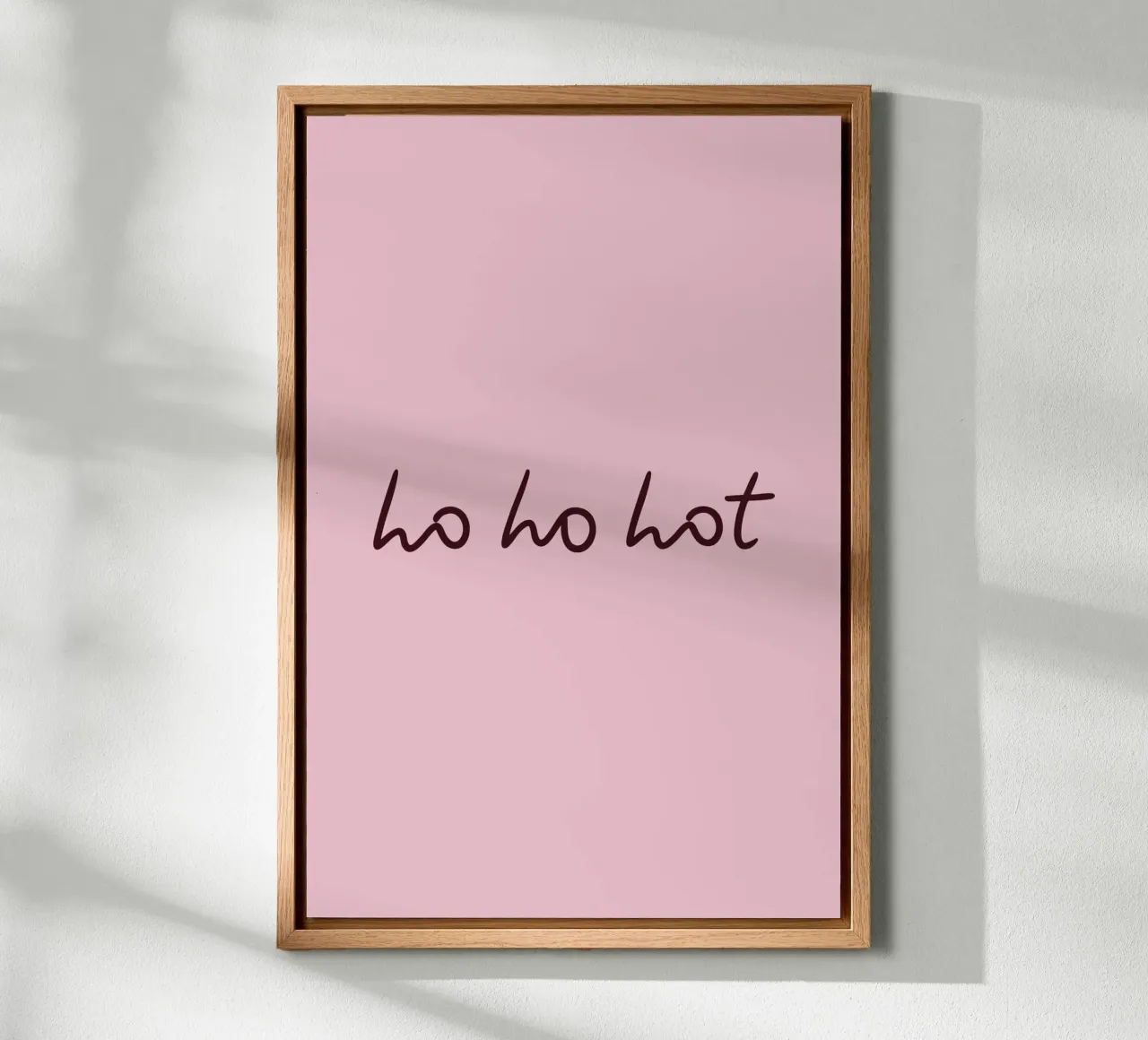 Ho Ho Hot canvas by Xmas Collection by Palmartprints