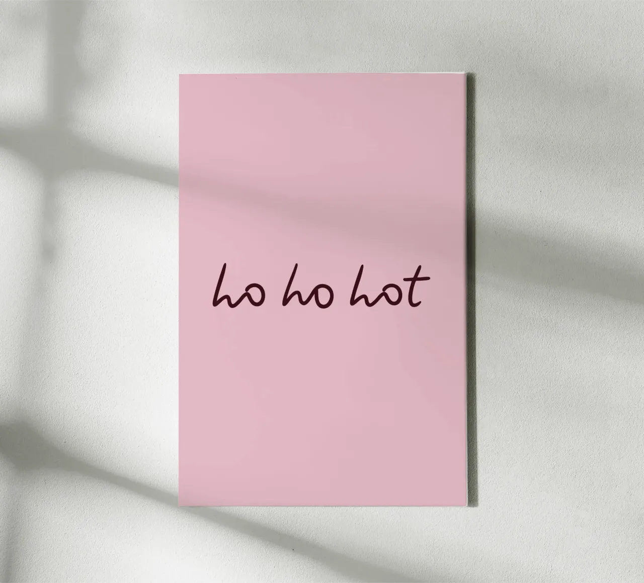 Ho Ho Hot canvas by Xmas Collection by Palmartprints