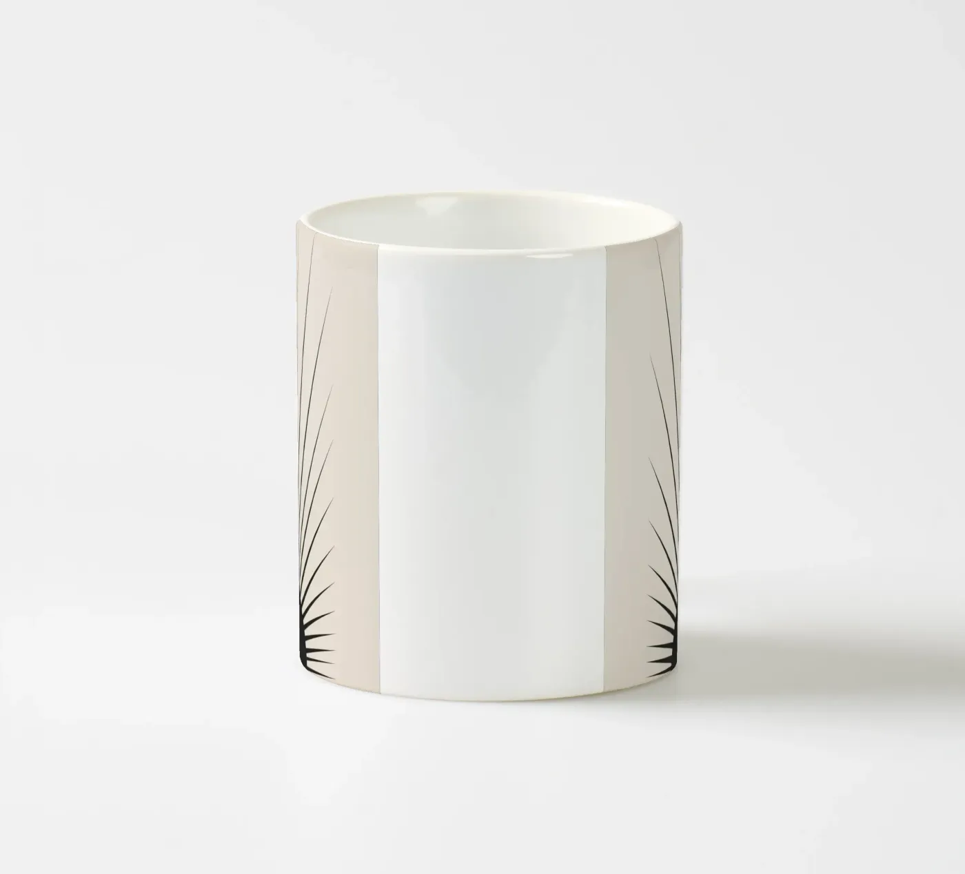 Minimal Sun ceramic mug by Orara Studio