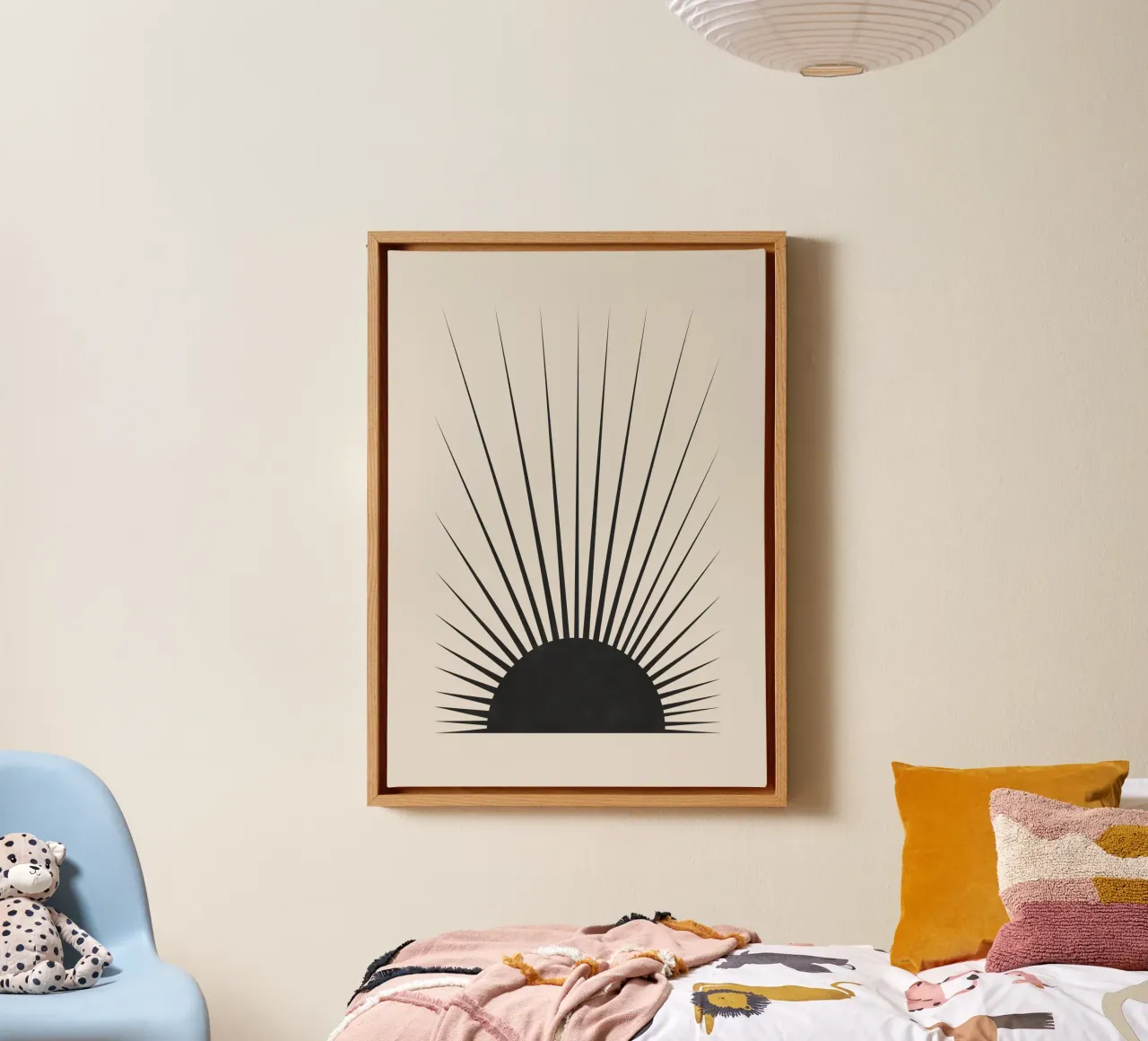 Sole minimo tela con Cornice a cassetta da Orara Studio