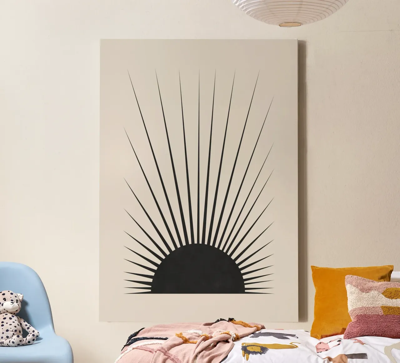 Sole minimo tela con Cornice a cassetta da Orara Studio