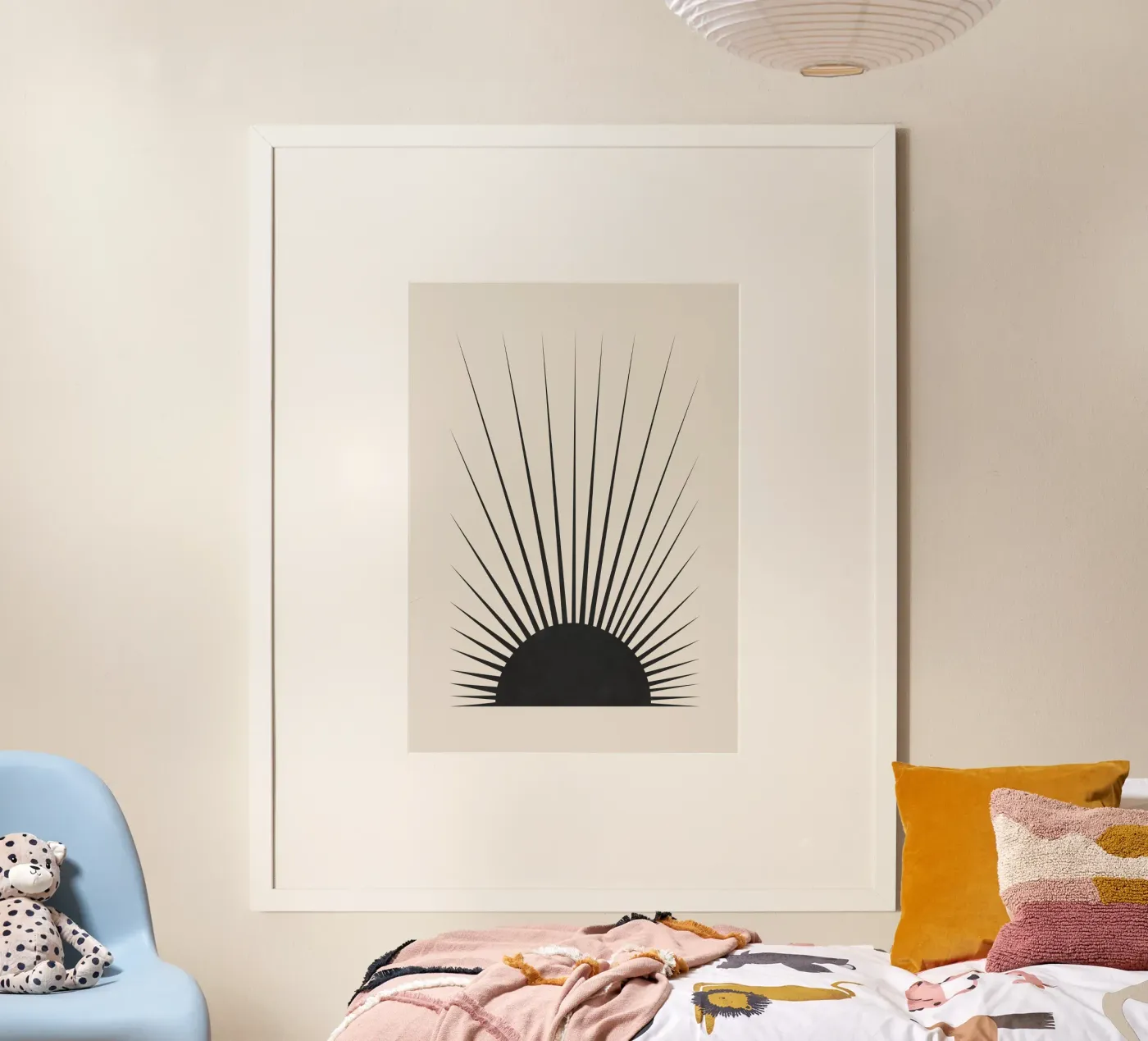 Minimal Sun poster da Orara Studio
