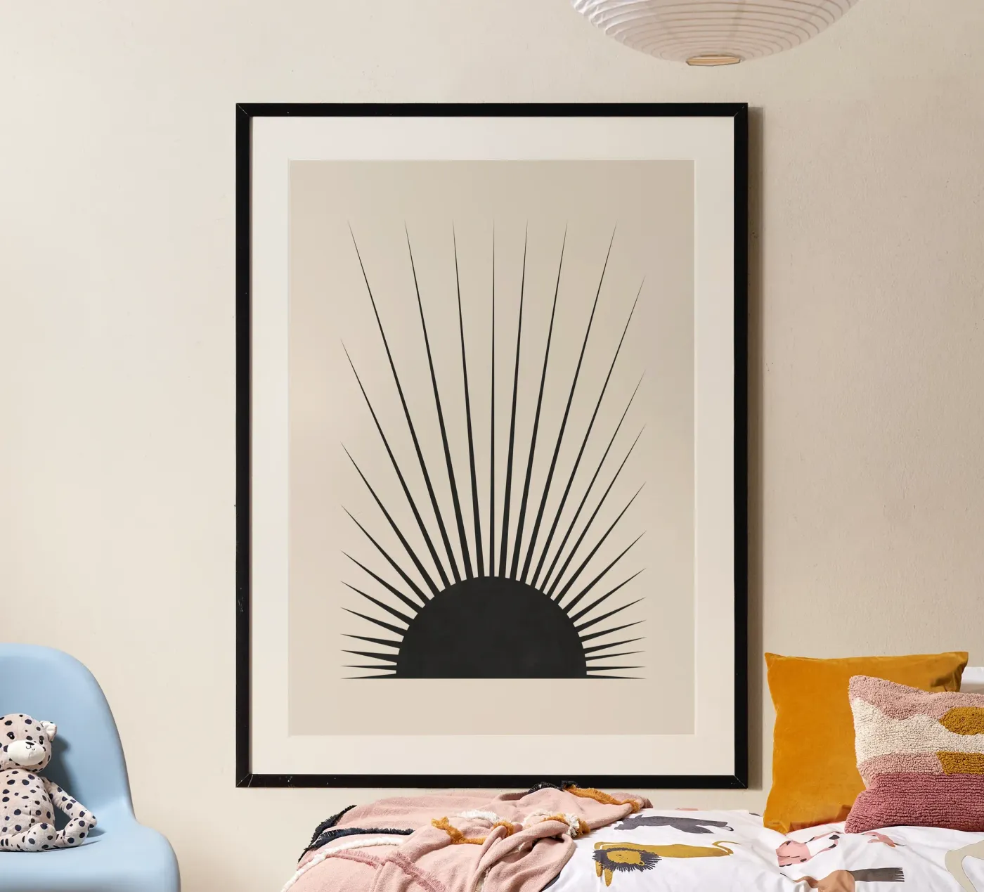 Minimal Sun poster da Orara Studio