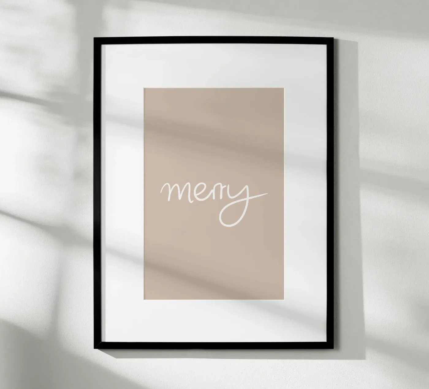 Merry poster da Xmas Collection by Palmartprints