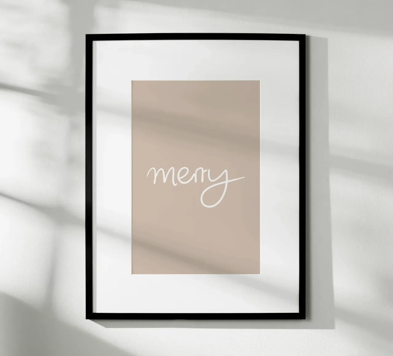 Merry poster da Xmas Collection by Palmartprints