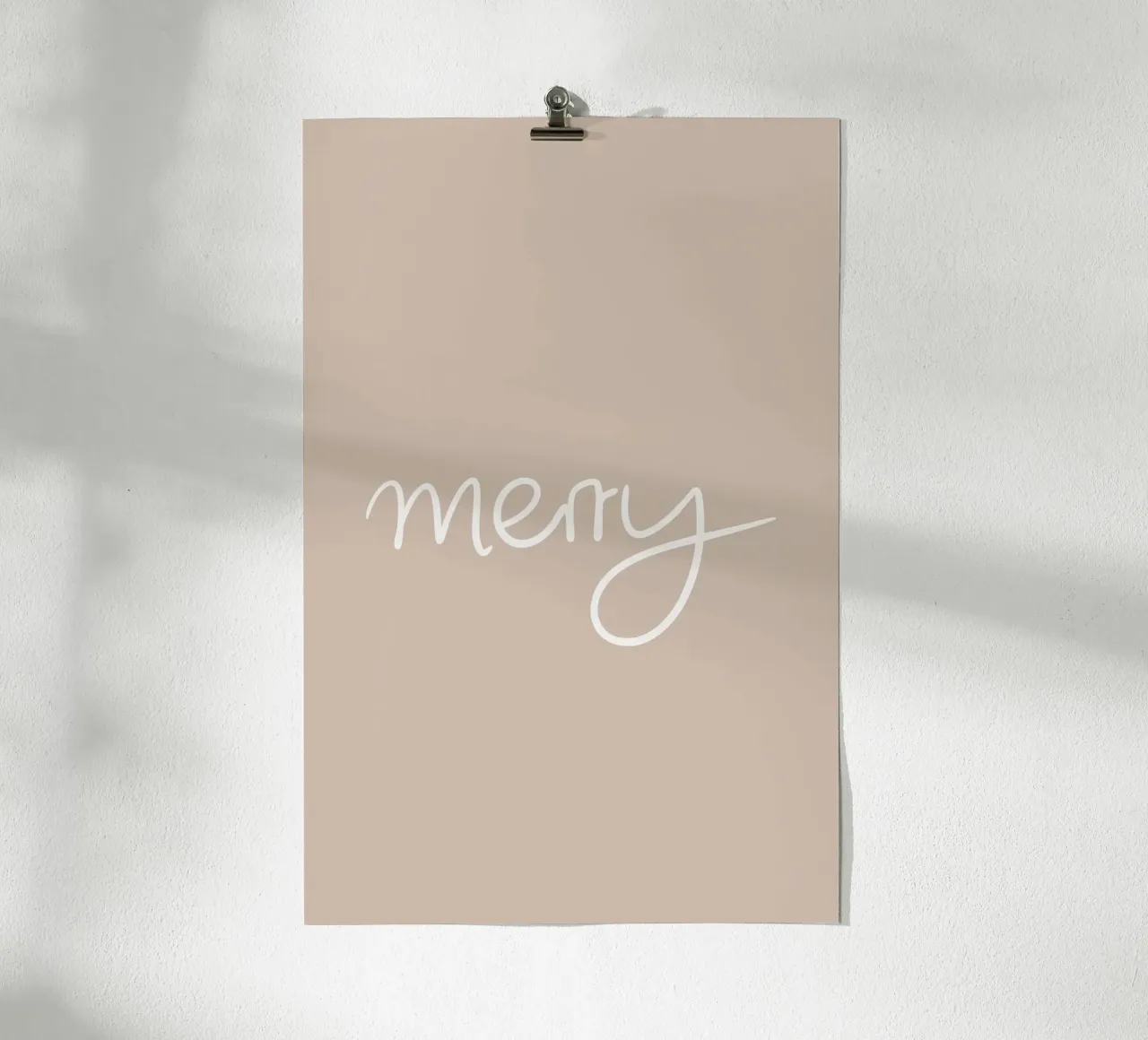 Merry poster da Xmas Collection by Palmartprints