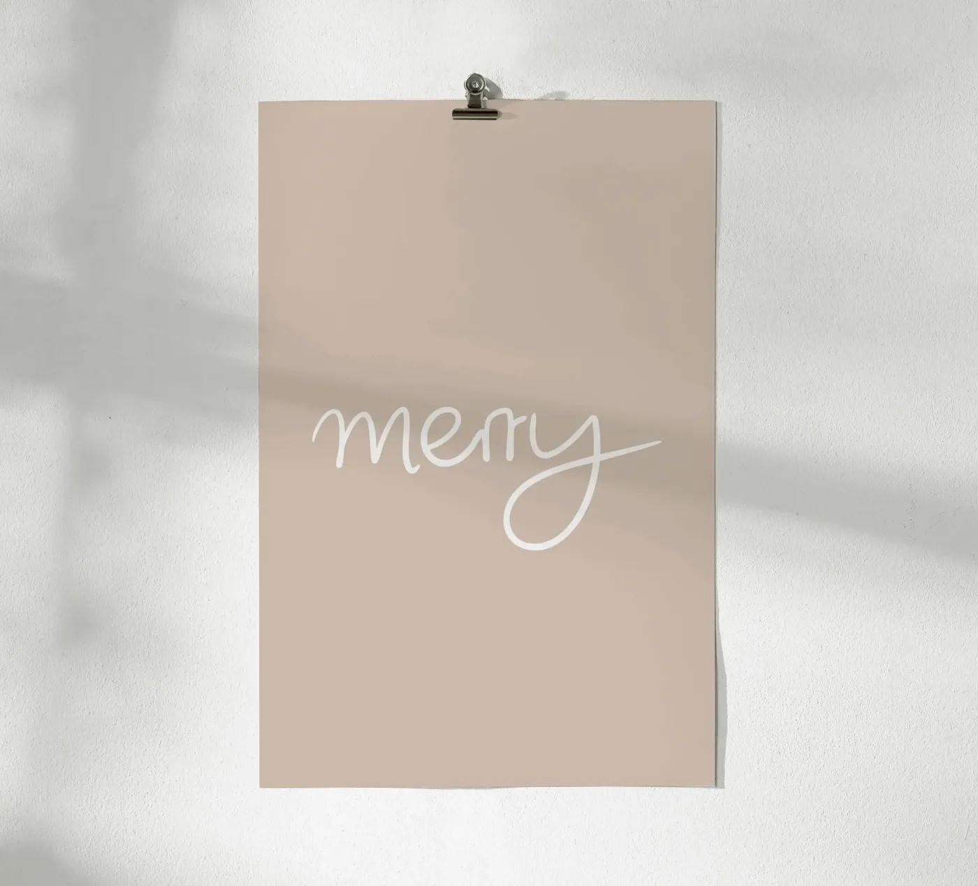 Merry poster da Xmas Collection by Palmartprints
