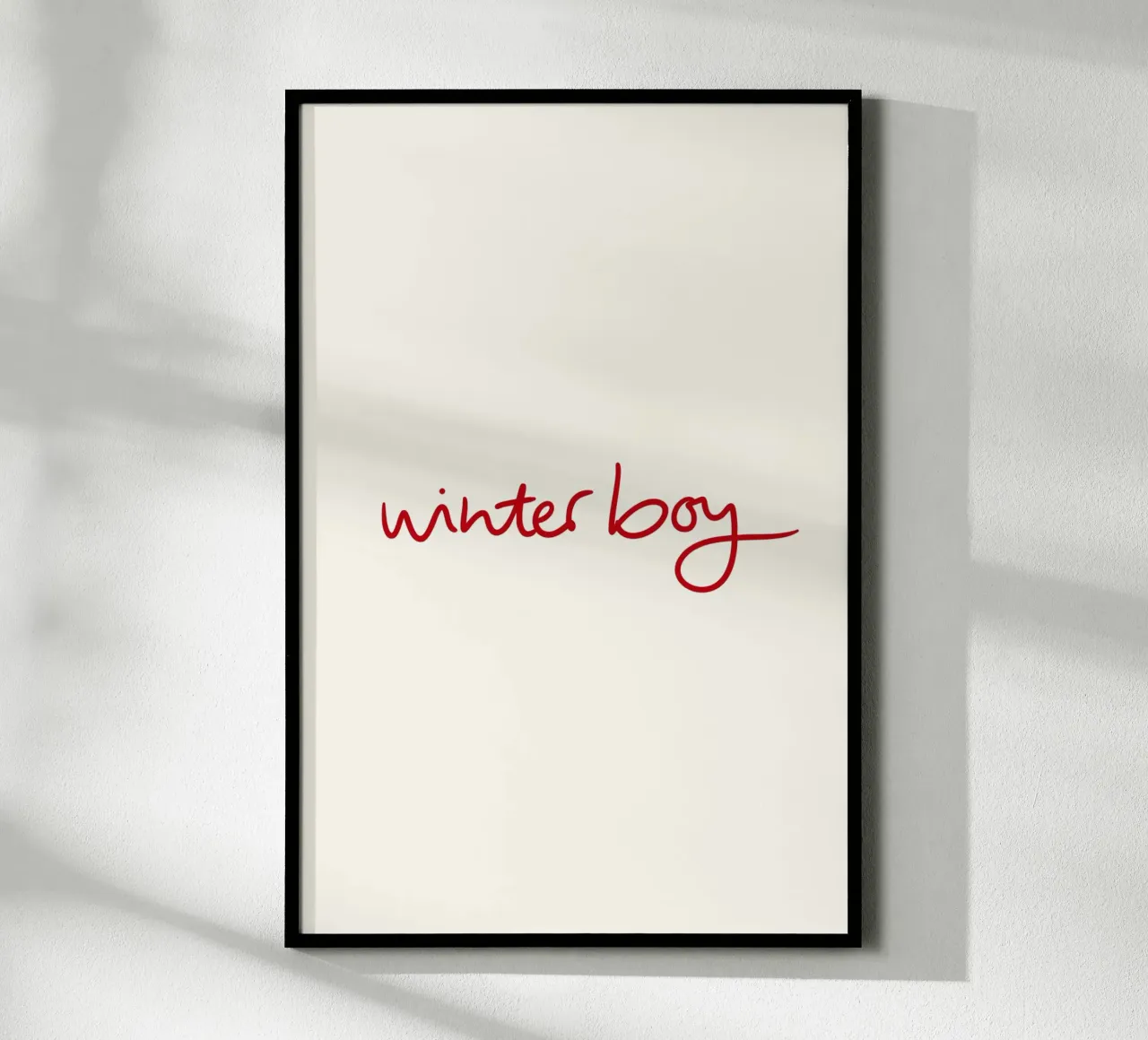 Winterboy poster da Xmas Collection by Palmartprints
