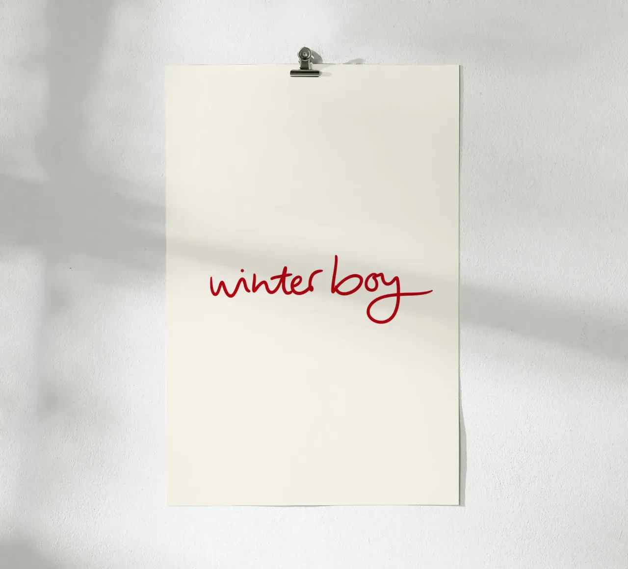 Winterboy poster da Xmas Collection by Palmartprints