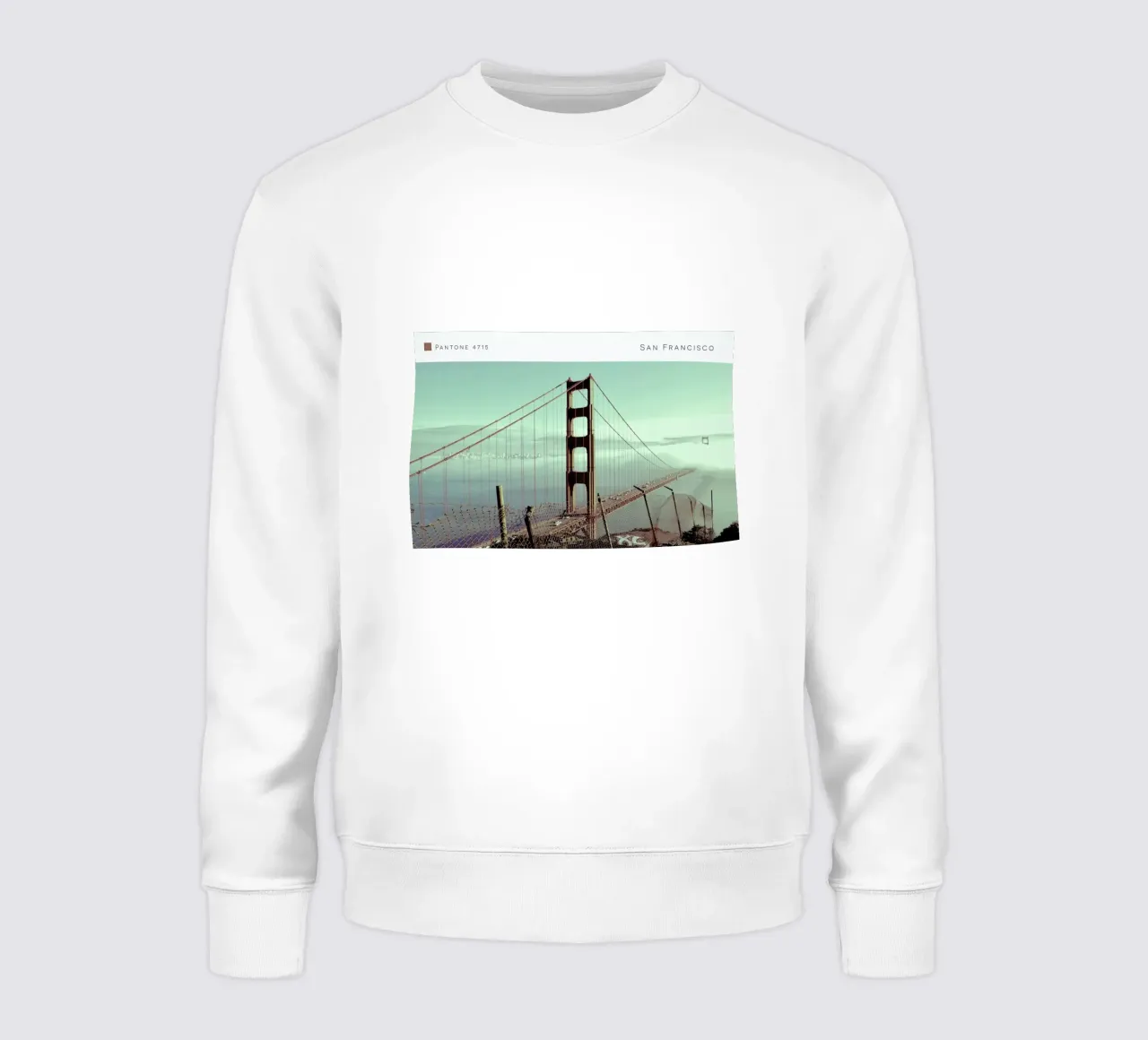 San Francisco Pantone 4715 felpa da In Full Color