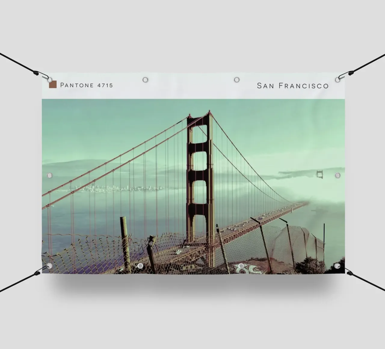 San Francisco Pantone 4715 telo in pvc da In Full Color