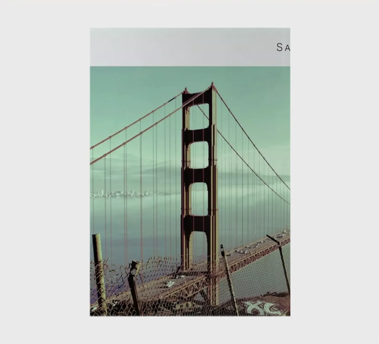 San Francisco Pantone 4715 notebook by In Full Color