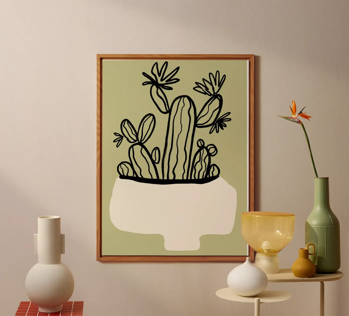 Cactus pannello forex da Artsy Bessy