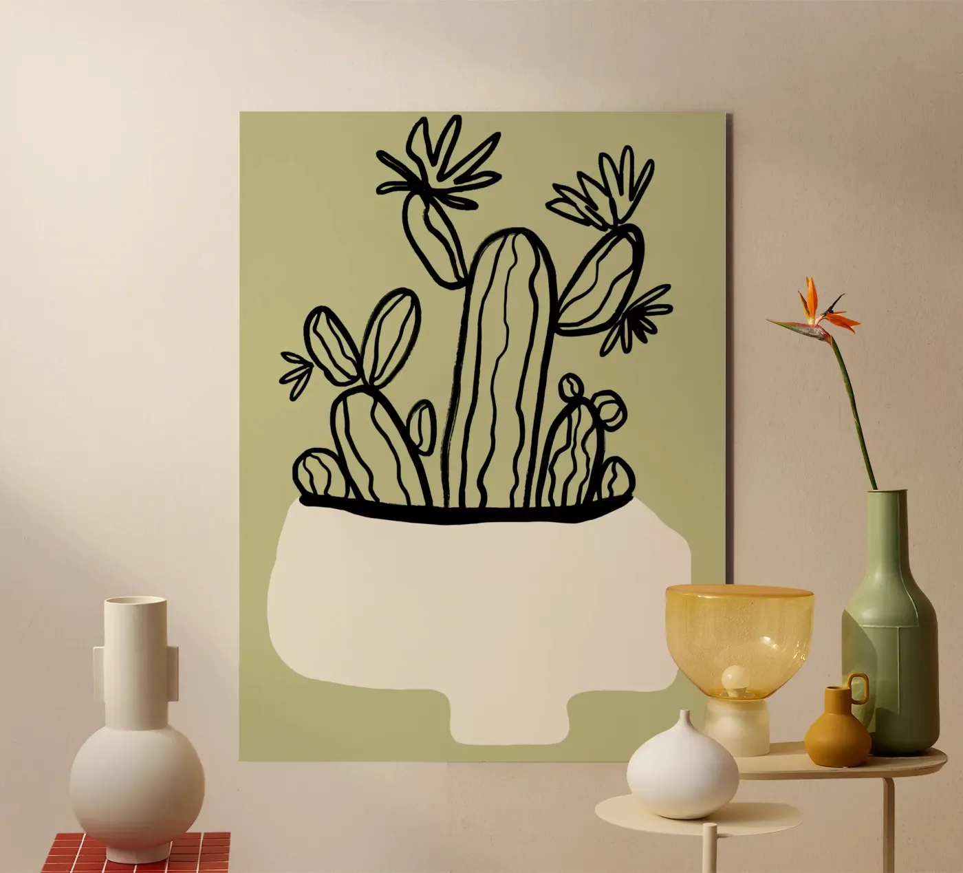 Cactus pannello forex da Artsy Bessy