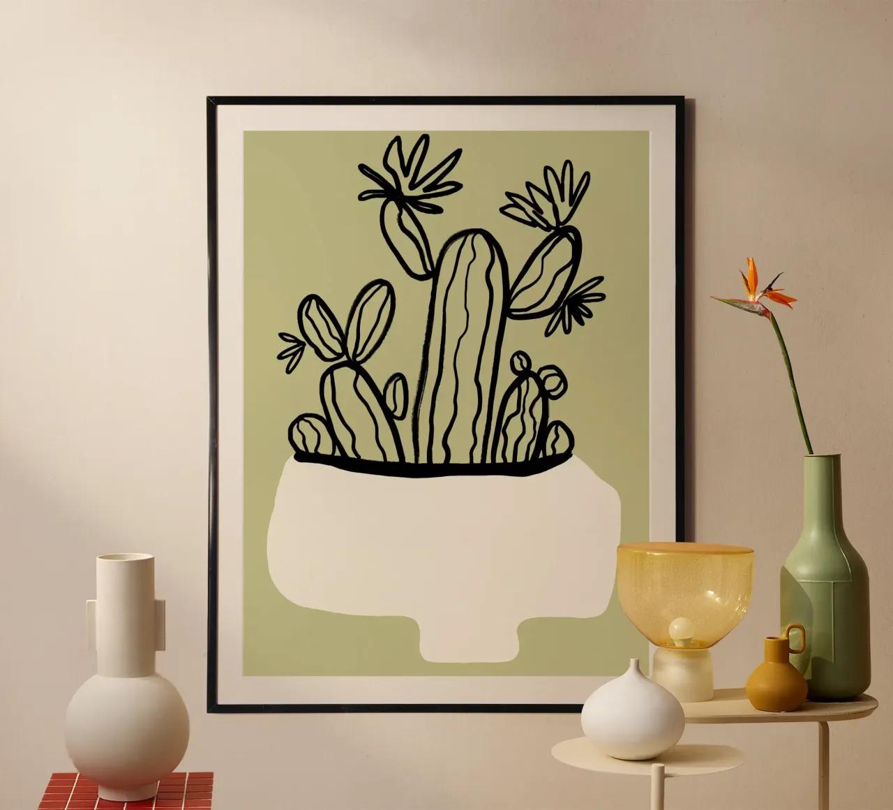 Cactus poster da Artsy Bessy