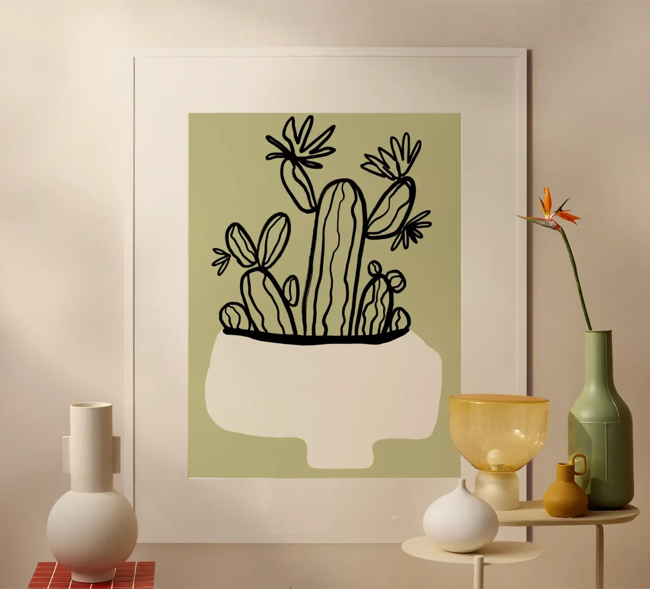 Cactus poster da Artsy Bessy