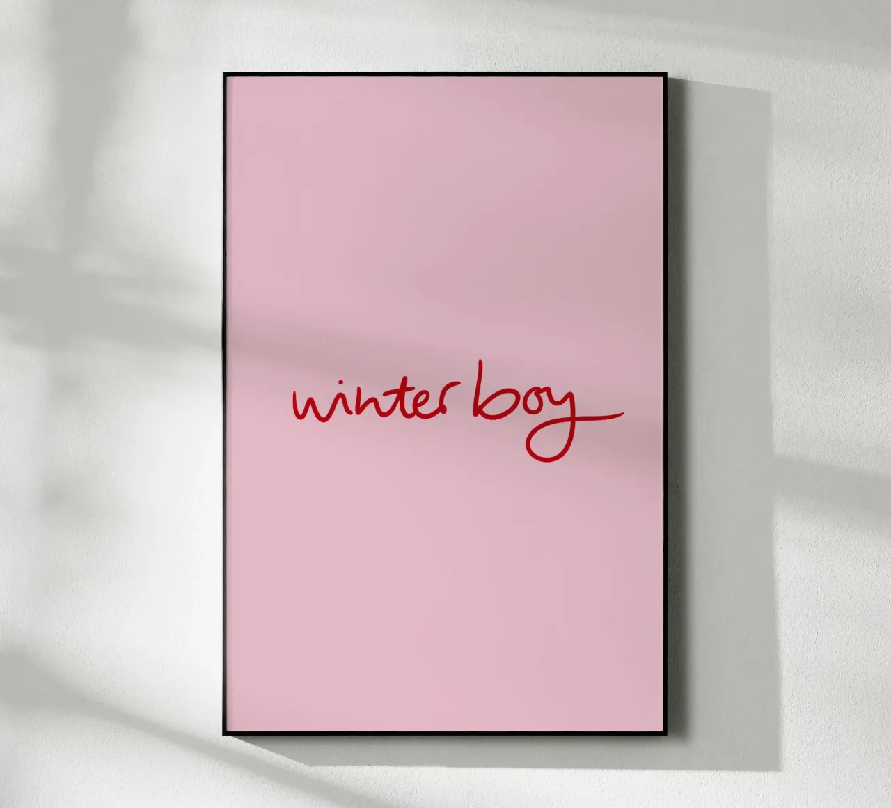 Winterboy plexiglass da Xmas Collection by Palmartprints