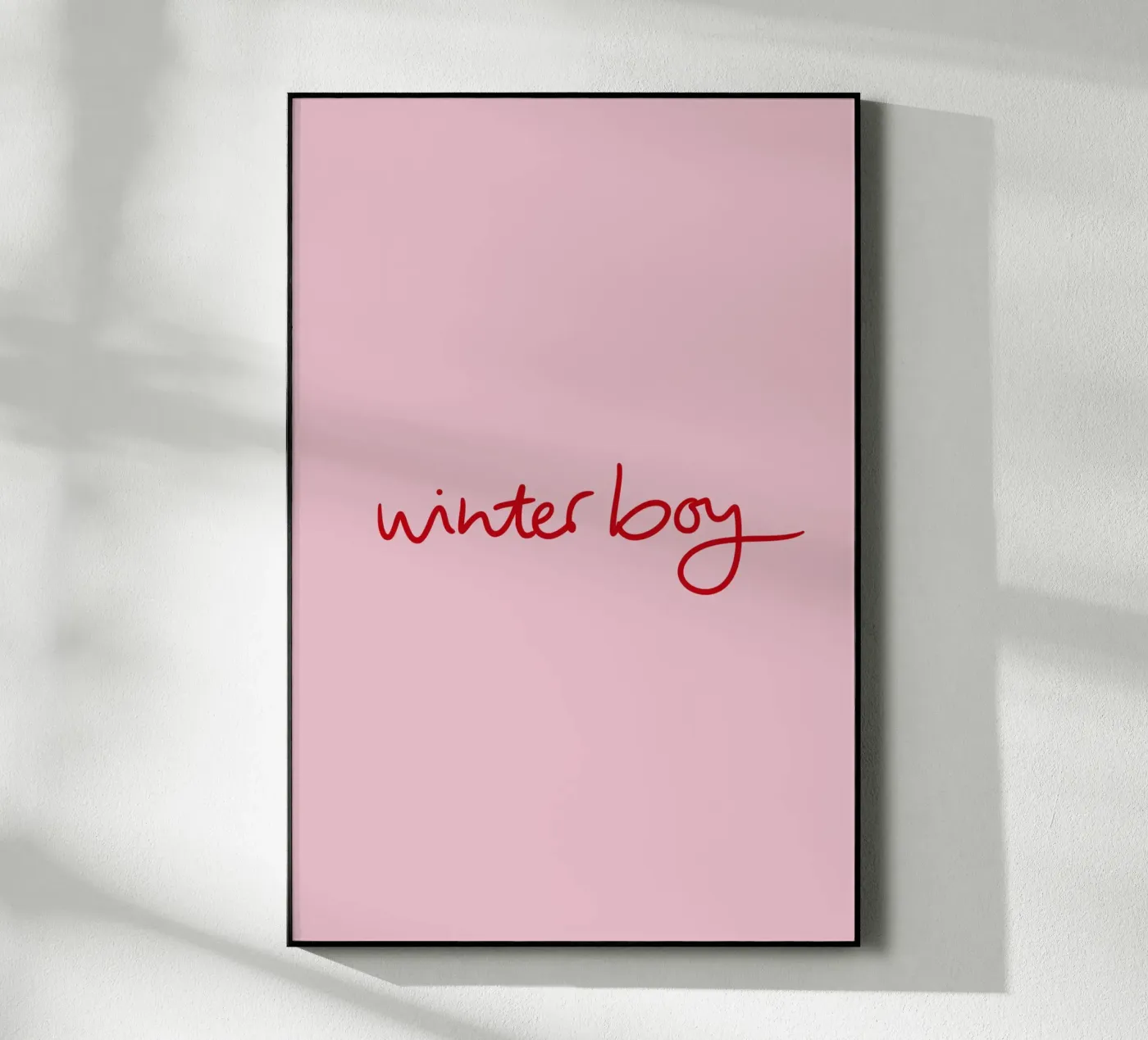 Winterboy plexiglas de Xmas Collection by Palmartprints