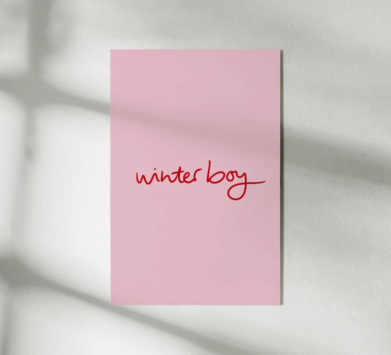 Winterboy plexiglass da Xmas Collection by Palmartprints