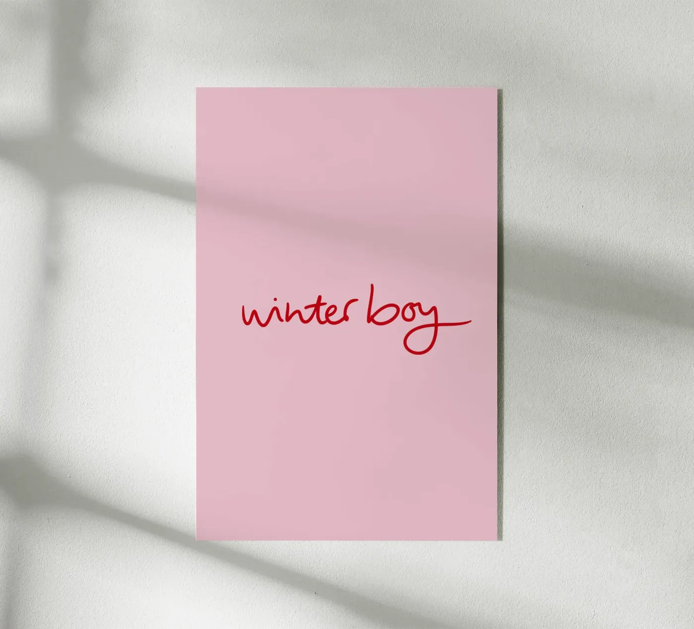 Winterboy plexiglas de Xmas Collection by Palmartprints