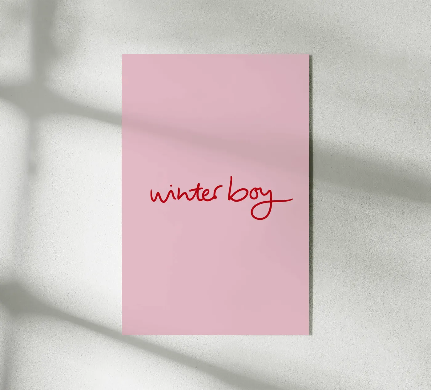 Winterboy plexiglas de Xmas Collection by Palmartprints