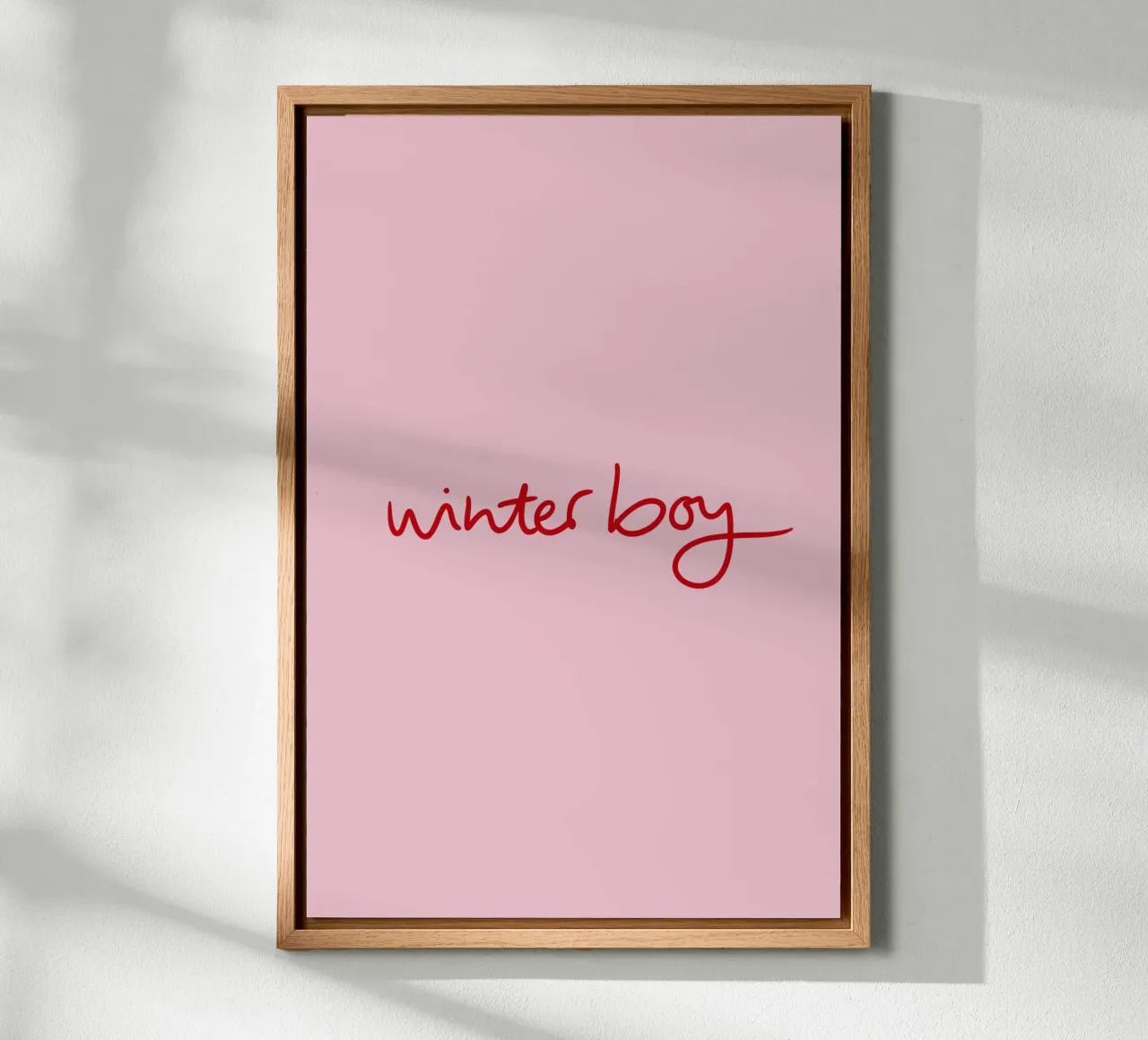 Winterboy tela da Xmas Collection by Palmartprints